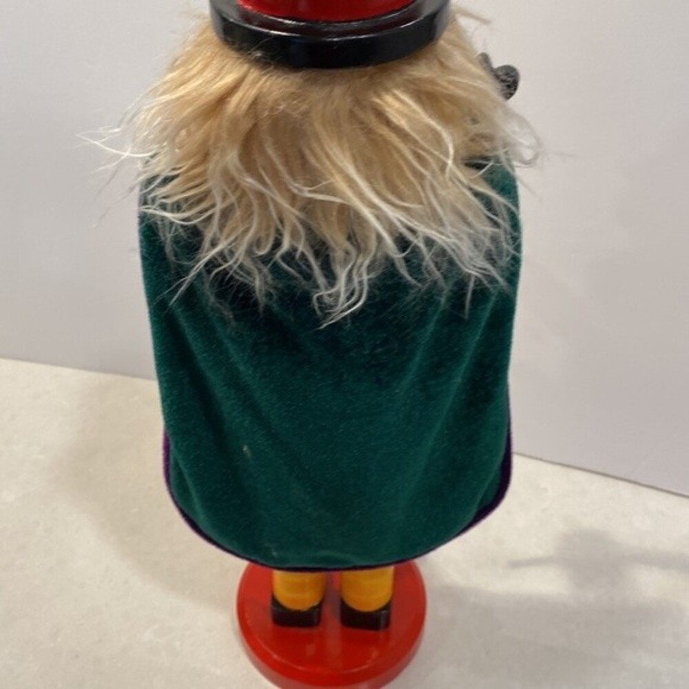 Very Rare Bombay Halloween Wooden Pumpkin 🎃 Nutcracker 15” Tall 5” Wide - Picture 11 of 16